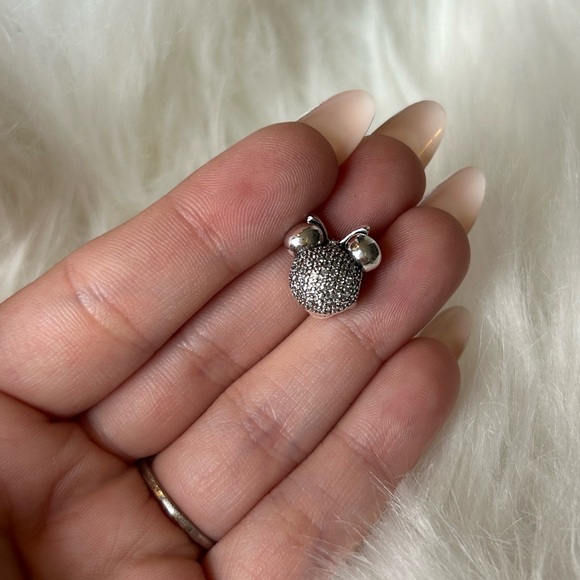 Minnie Mouse Rhinestone Pandora Charm - Picture 2 of 4